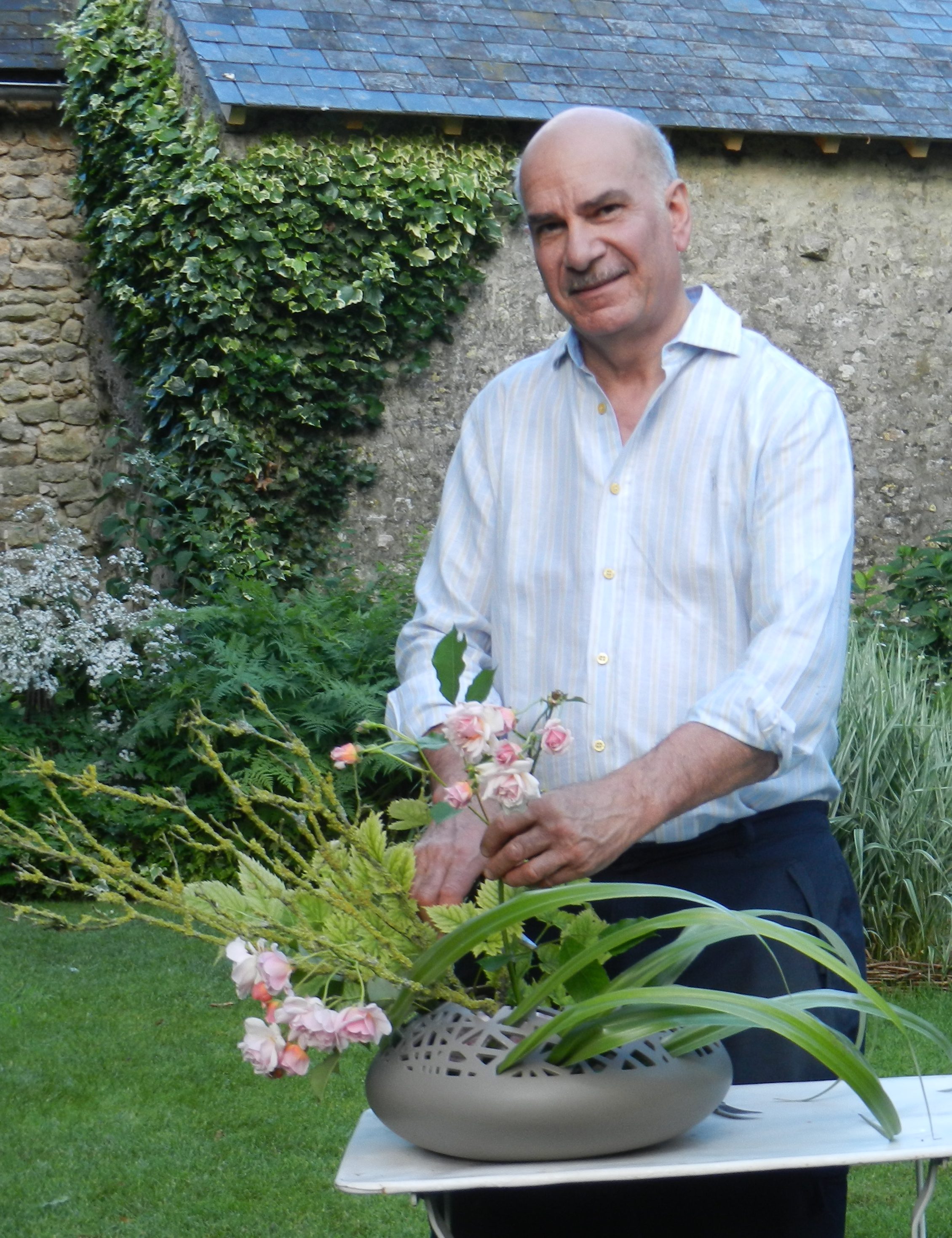 Bruno Lamberti, président de la section Art floral