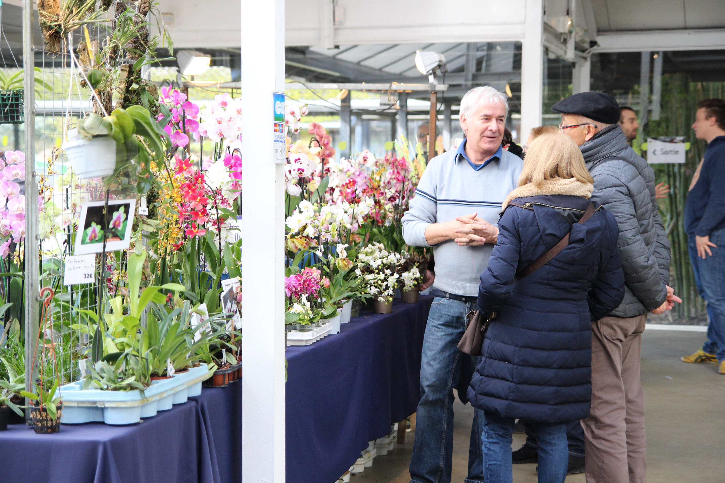 Orchidées expo-vente au Parc Floral