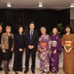 Mr Sugiura,Mme Delort et nos artistes japonaises