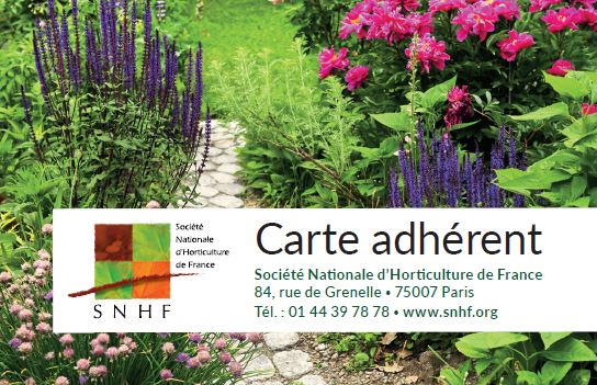 Devenir adhérent en 2024 - Société Nationale d'Horticulture de France