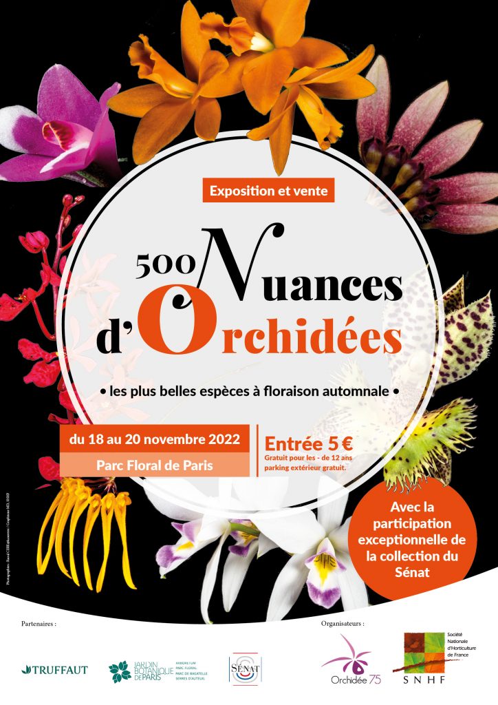3e exposition internationale d’orchidées au Parc Floral de Paris ...