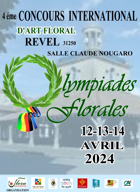 Art Floral - 4e Concours de Revel "OLYMPIADES FLORALES" 2024